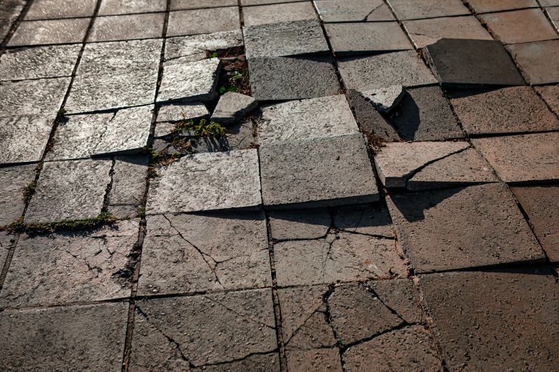 Damaged Paving Stones